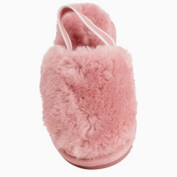 LAMO Girls Pink Shearling CARLA SLIPPERS Size M 12T - Picture 2 of 7